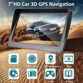 7-inčni GPS navigacijski uređaj s Type-C priključkom, modul sjenila i HD zaslon, auto dodatak