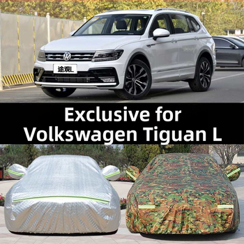 Tiguan L SUV autóvédő takaró, nap- és esővédelmet nyújtó, Oxford anyag, 2017-es Volkswagen Tiguan