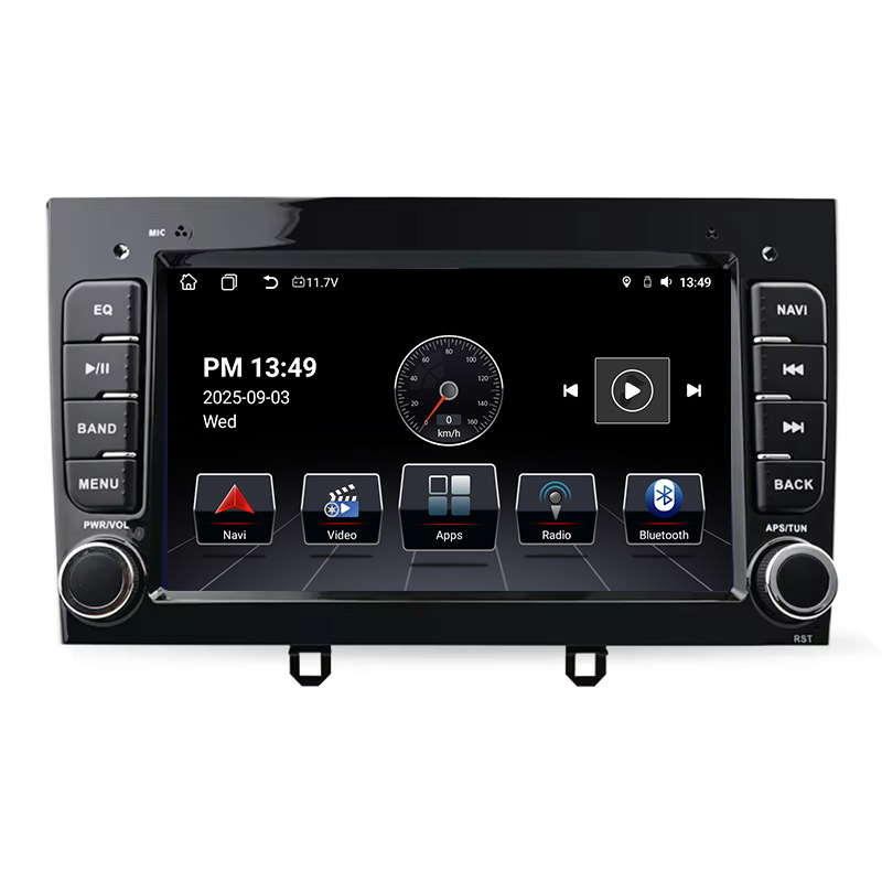 7-inčni sustav navigacije za automobil za Peugeot 308/408 s GPS-om, Bluetoothom, bežičnim CarPlay i Android Auto