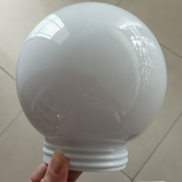 Hy-3187 Okrúhle tienidlo na LED lampu a príslušenstvo, priemer 150 mm, biely PC plast