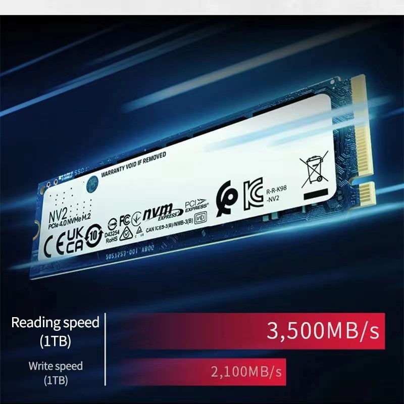 NVMe M.2 SSD NV2 υψηλής ταχύτητας για φορητούς υπολογιστές – 1TB/2TB/4TB