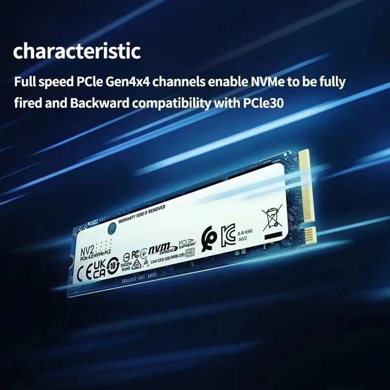 NVMe M.2 SSD NV2 υψηλής ταχύτητας για φορητούς υπολογιστές – 1TB/2TB/4TB