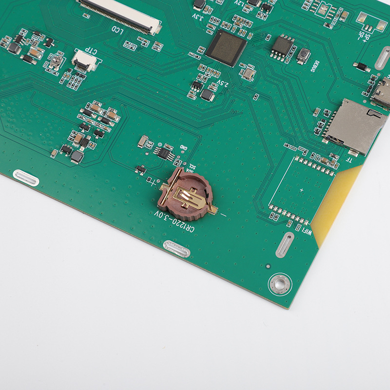 Az egyedi fejlesztésű intelligens PCB-k (PCBA prototípusok) orvosi kozmetikai berendezésekhez, 7 hüvelykes soros port kijelzős vezérlőalaplap
