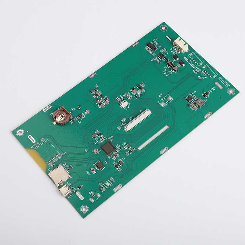 Az egyedi fejlesztésű intelligens PCB-k (PCBA prototípusok) orvosi kozmetikai berendezésekhez, 7 hüvelykes soros port kijelzős vezérlőalaplap