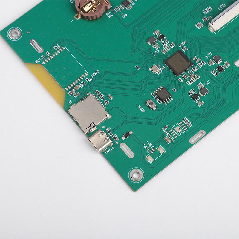 Az egyedi fejlesztésű intelligens PCB-k (PCBA prototípusok) orvosi kozmetikai berendezésekhez, 7 hüvelykes soros port kijelzős vezérlőalaplap