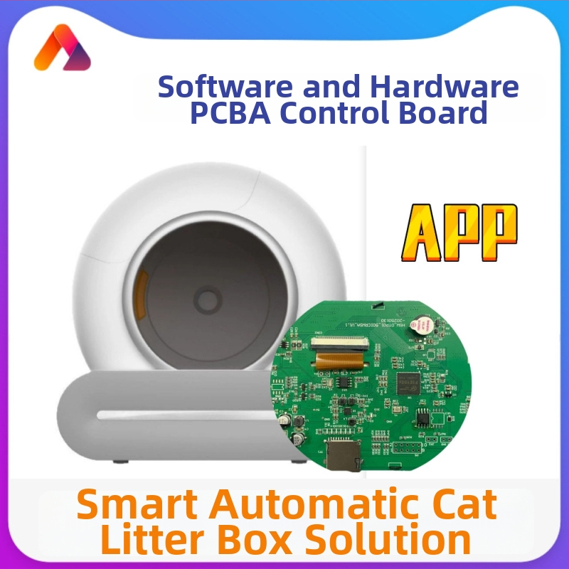 AI hangvezérlésű automata zárt macskaalom-doboz PCBA vezérlőlap
