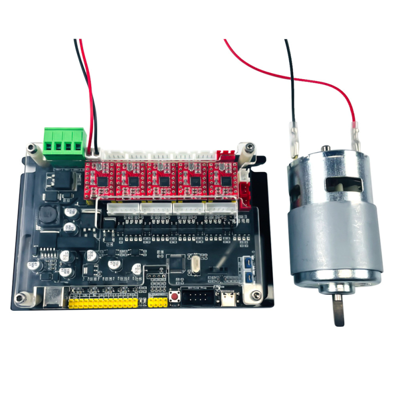 GRBL-vezérlőlap CNC gravírozógéphez, négytengelyes CNC, támogatja a PCB-t 42/57, 32‑bites vezérlő