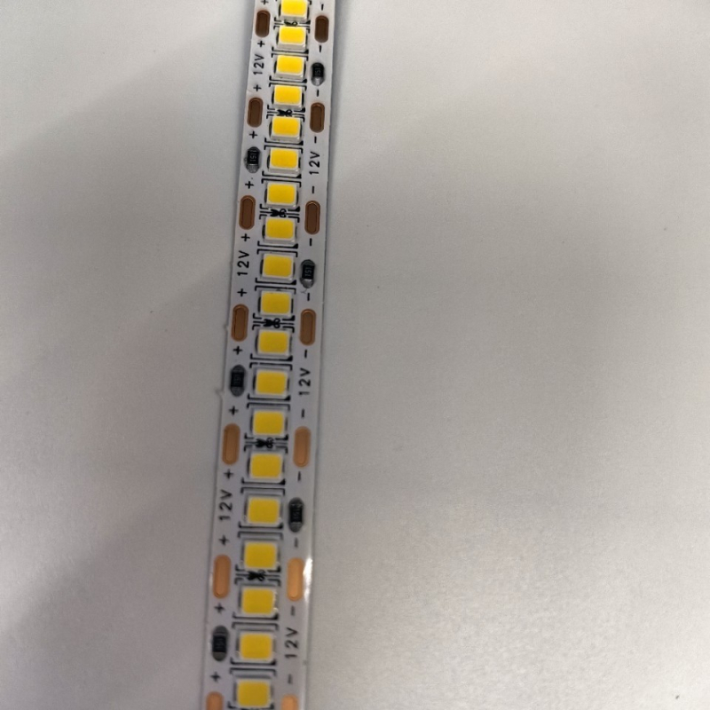 12V-os alacsony feszültségű LED-szalag 240 LED-del (2835), nagy fényerő, 10 mm egy soros SMD, szekrényvilágítás és beltéri lineáris világítás