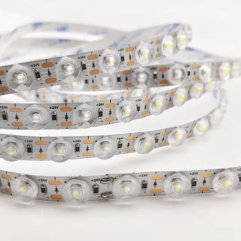 Diffúz reflexiós LED-szalag, 24V RGB, 48 LED, 10W, beltéri világítás