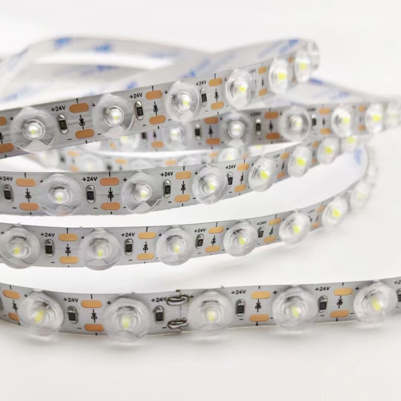 Diffúz reflexiós LED-szalag, 24V RGB, 48 LED, 10W, beltéri világítás