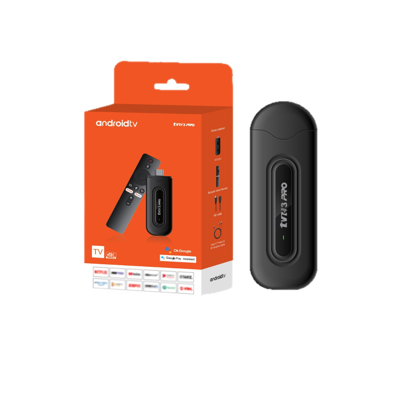 Tv3Pro Android 10 cutie TV, player media 4K, Wi‑Fi dual-band, Bluetooth, 2GB RAM, 16GB ROM