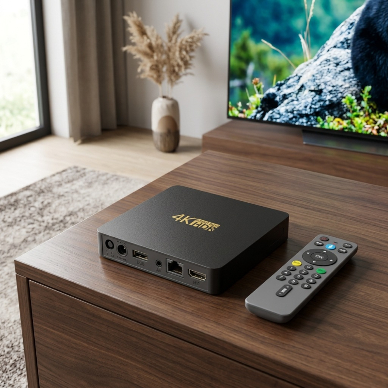 Cinci noi decodoare TV 4K Android, fără fir, compatibilitate universală cu rețelele