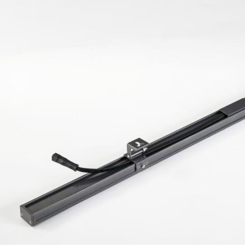 LED φως πλύσης τοίχου εξωτερικού χώρου, 18W, DC24V, γραμμικό, αλουμίνιο, δέσμη 60°, IP65, 3000K, CRI80