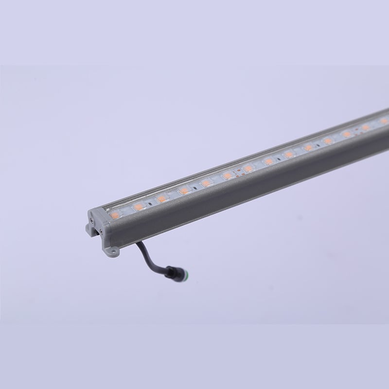 Εξωτερικό αλουμινένιο LED λωρίδα φωτισμού, IP65, 24V DC, υψηλής φωτεινότητας λευκό και κεχριμπαρένιο φως, για περιγράμματα κτιρίων και προσόψεων εισόδων