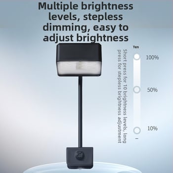 LED квадратна лампа за аквариум – осветление с пълен спектър за водни растения, декоративно осветление, USB лампа против водорасли