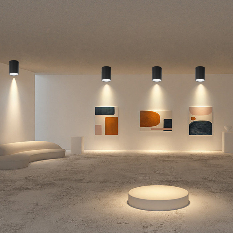 LED COB φωτιστικό οροφής, αντιανακλαστικό, επιφανειακή εγκατάσταση, κατάλληλο για εμπορική και οικιακή χρήση, φωτισμός διαδρόμων