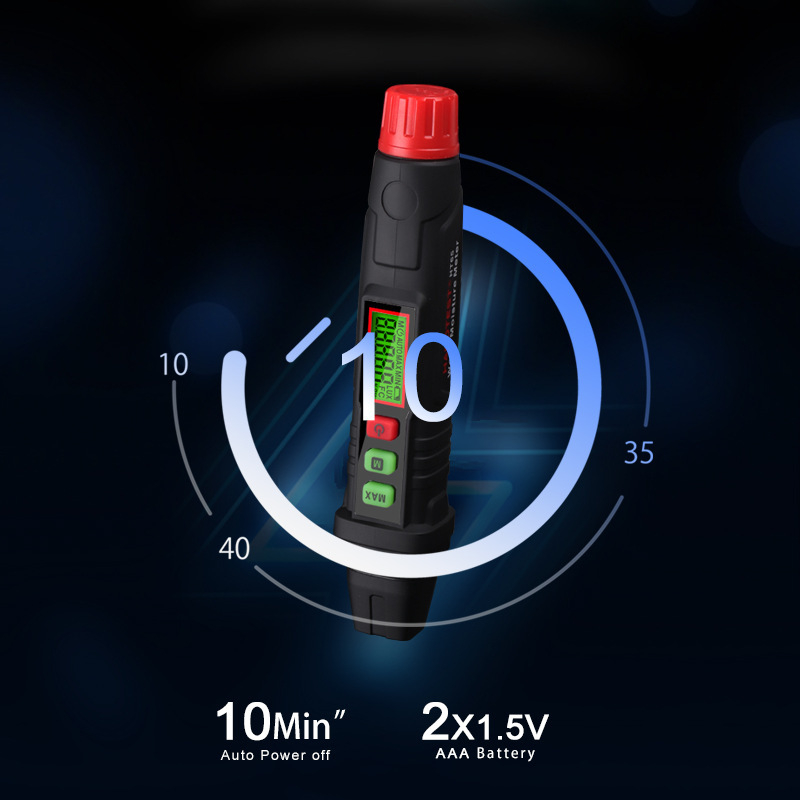 Habotest HT65 μετρητής υγρασίας ξύλου, μετρητής υγρασίας τύπου στυλό για ξύλινες σανίδες και χαρτί