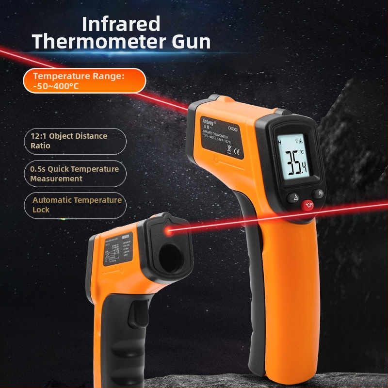 Infračervený teplomer TMP121, 50–400 °C, bezkontaktný priemyselný teplomer