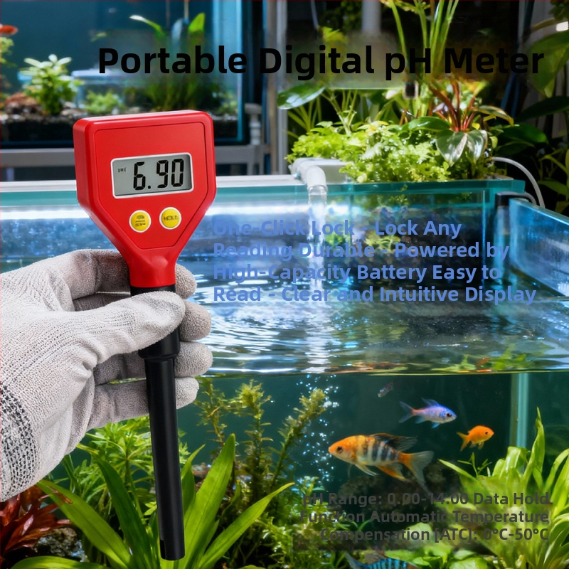 Novi prijenosni digitalni pH meter PH983 za vodu iz slavine i akvakulturu – tester pH
