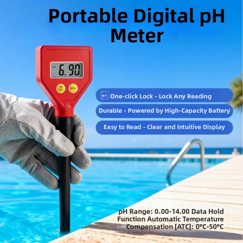 Novi prijenosni digitalni pH meter PH983 za vodu iz slavine i akvakulturu – tester pH