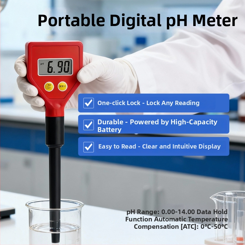 Novi prijenosni digitalni pH meter PH983 za vodu iz slavine i akvakulturu – tester pH