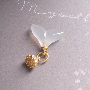 Természetes achalcedon, kis csepp alakú gyöngyök, palotás stílusú DIY ékszer-kiegészítők, jeges lychee jelly mintázat, jade ékszerek