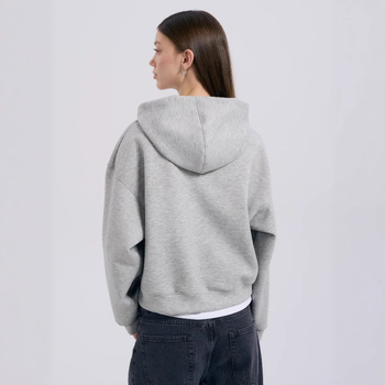 Női sötét gothikus Harajuku crop kapucnis pulóver, laza szabás, hosszú ujjú