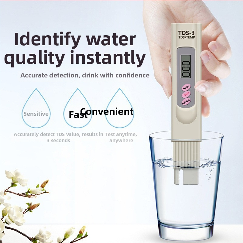 TDS Pen – Prenosný tester kvality vody z vodovodu (0 – 999 ppm)