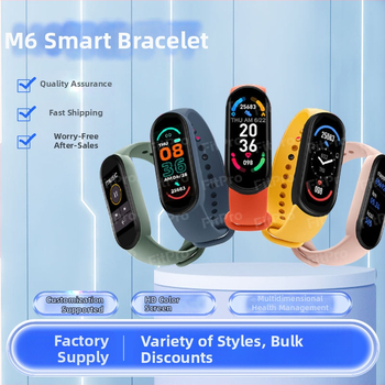 M6 Smart βραχιόλι με μαγνητικό αθλητικό βηματομετρητή, Bluetooth, ειδοποιήσεις πληροφορίας, πολυλειτουργικό αθλητικό βραχιόλι