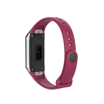 Egyszínű szíj Samsung Galaxy Fit SM-R370-hoz, szegecses csattal