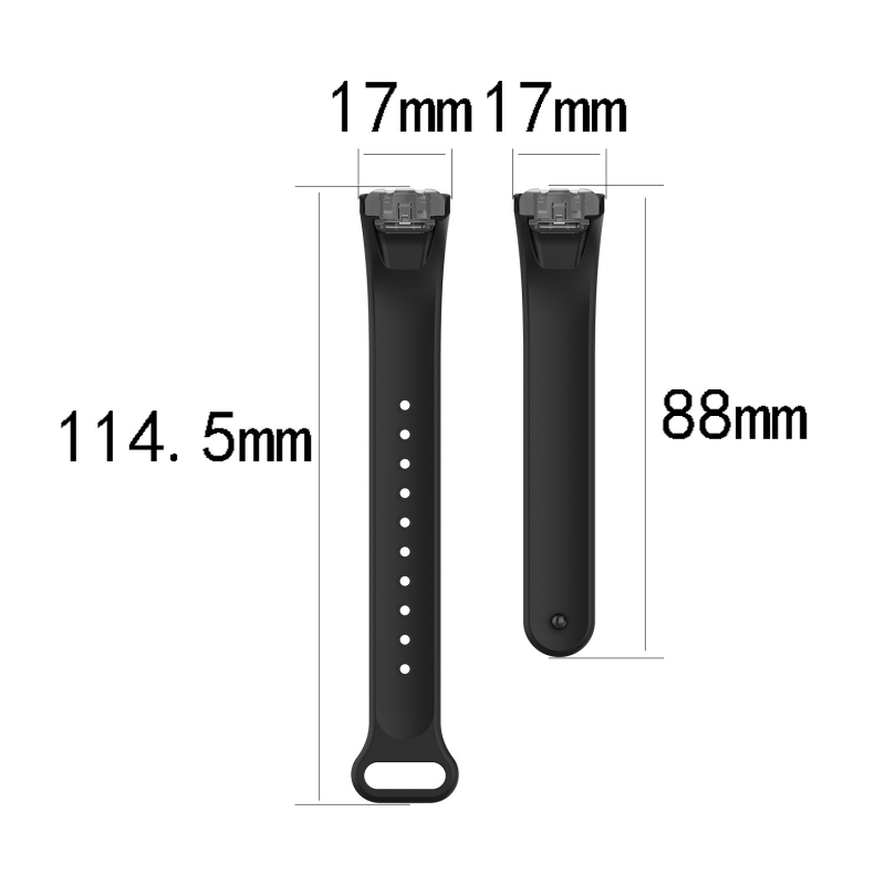 Egyszínű szíj Samsung Galaxy Fit SM-R370-hoz, szegecses csattal