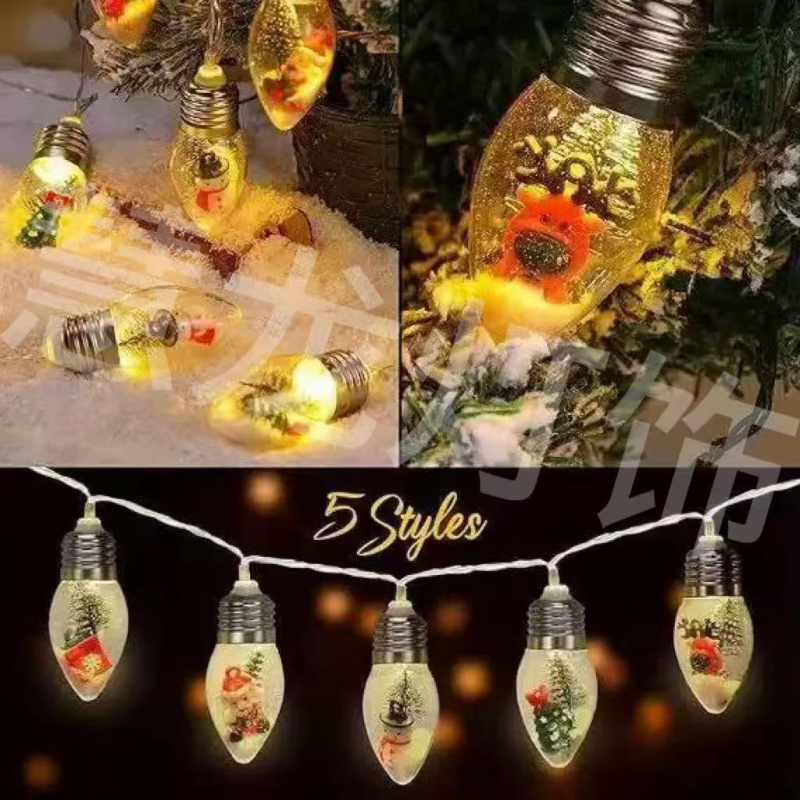 LED λαμπάκια σε σχήμα σφαίρας για τα Χριστούγεννα – κρεμαστά φώτα για δέντρο και τοίχο, διακόσμηση σαλονιού με ατμόσφαιρα