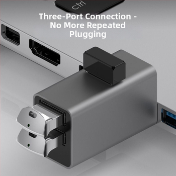 USB 3.0 hub s tri porta za laptop, docking stanica USB 2.0