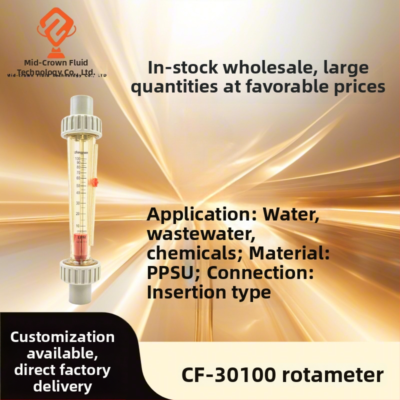 CF30100 Áramlásmérő: rotor, PP és PVDF úszó típus, korrózióálló, kiváló pontosság