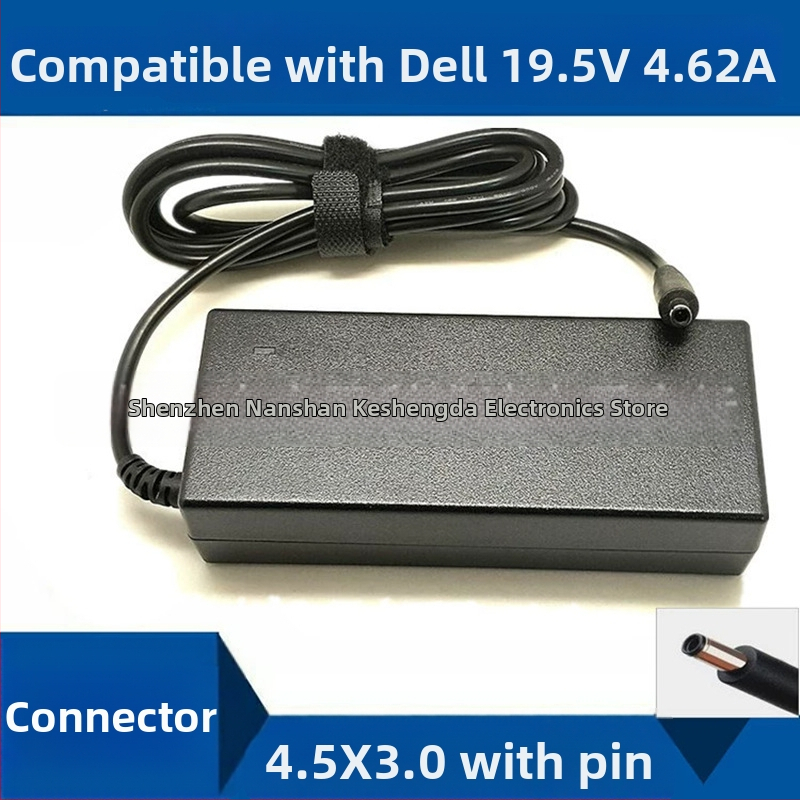 Napájací adaptér Dell 19,5 V 4,62 A 90 W FA90PM11 s malým pinovým DC konektorom
