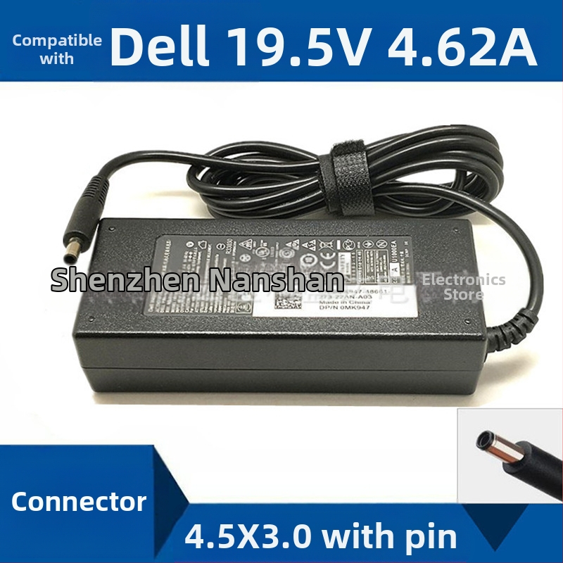 DELL 19.5V 4.62A 90W tápegység FA90PM11 kis csatlakozóval