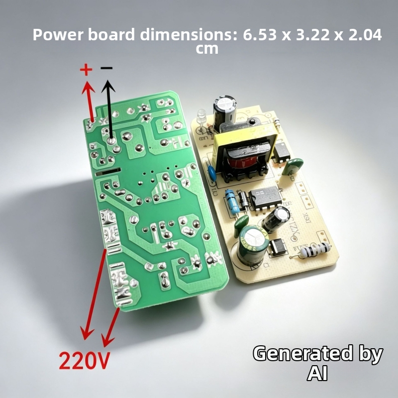 Új tápegység PCB, 12V1A, 9V1A és 15V1A kimenetekkel; szigetelt kapcsolóadapter; egyoldalas, beépített panel