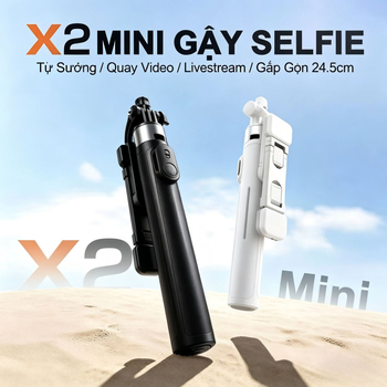 Selfie stick μήκους 1,33 m με Bluetooth ενσωματωμένο τρίποδο X2, τηλεσκοπικός φορητός στήριγμα για κινητό με φωτισμό