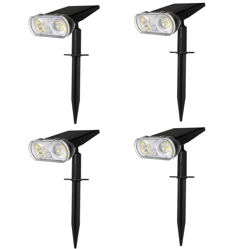 LED ηλιακό φωτιστικό κήπου, εξωτερικό αδιάβροχο φως με αισθητήρα, φωτισμός ατμόσφαιρας κήπου