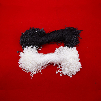 Fusheng szezámmag-gyöngyök, kör fejűek, 1000 darab, ruházathoz és csomagoláshoz, akasztózsinór 18,5 cm