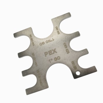 PEX εργαλείο Crimping με Go/No-Go μετρητή για συνδέσεις σωλήνων 3/8 ίντσας, οικιακή και επαγγελματική χρήση