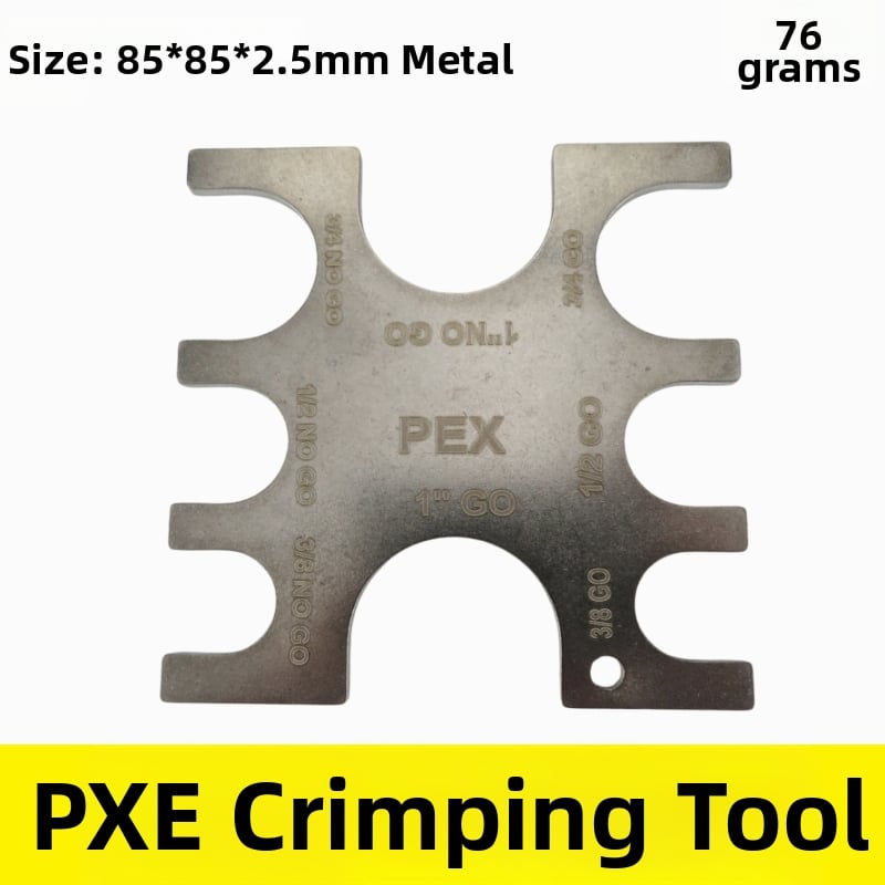 PEX εργαλείο Crimping με Go/No-Go μετρητή για συνδέσεις σωλήνων 3/8 ίντσας, οικιακή και επαγγελματική χρήση