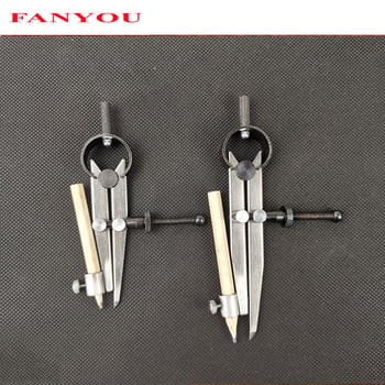 Θήκη για στυλό και σετ με επίπεδα πόδια: marking gauge, scriber, spacing gauge, compass, dividing gauge