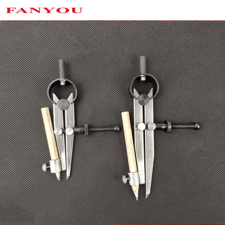 Θήκη για στυλό και σετ με επίπεδα πόδια: marking gauge, scriber, spacing gauge, compass, dividing gauge