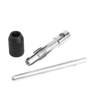 Σετ εννέα τεμαχίων Tap and Die, M3-6T, με στριφτή λαβή
