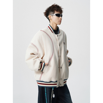 Κουβλιτωμένο μπουφάν μπάσκετ, παλτό χειμώνα με επένδυση, ανδρικό σε αμερικάνικο στυλ, βαμβακερή επένδυση, γυναικείο μπουφάν για ζευγάρι