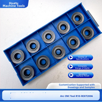 Huatong Arc CNC ένθετο R10-RCKT2006, ανοξείδωτος χάλυβας, εξωτερικό εργαλείο τόρνου με διάσπαση τσιπ