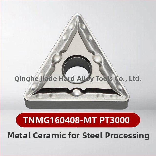 Μεταλλοκεραμικό CNC εργαλείο κοπής TNMG160404-MT PT3000 ένθετο κατεργασίας χάλυβα