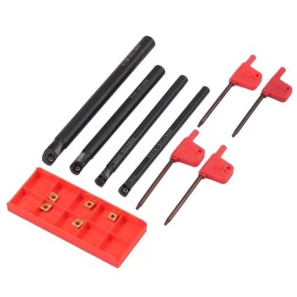 S07K/S08K/S10K/S12M-SCLCR06 CNC szerszám tartó 10 CCMT 060204 betéttel