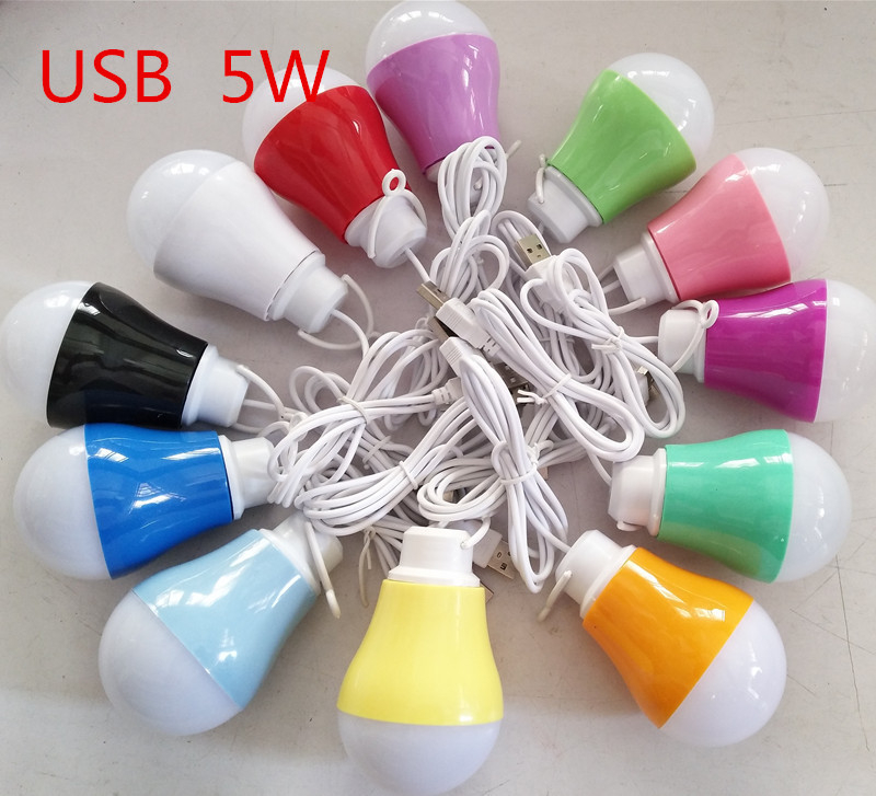 USB LED лампа, 5V преносимо захранване, презареждаема, ниско напрежение, външно осветление